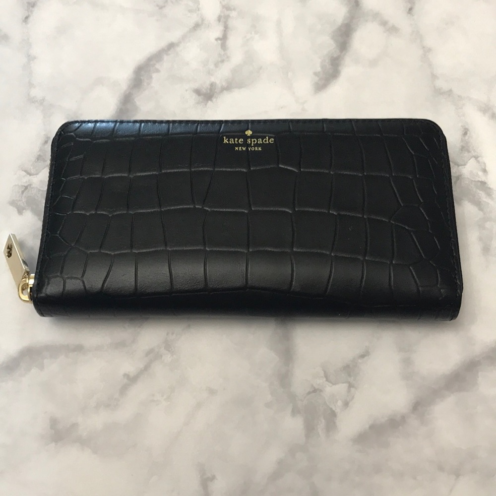 Kate Spade Neda Wallet - Black - NWT